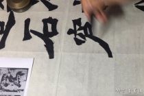 刘小龙老师临摹《始平公造像》书法视频